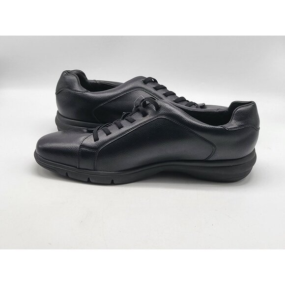 Van Heusen Flex Non Slip Mens Memory‎ Foam Black Shoes Size 10.5 - Picture 3 of 9